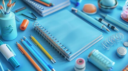 "School Books, Pencils, Markers, and Other Accessories"

