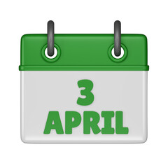 3 April