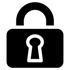 Lock Icon Element For Design