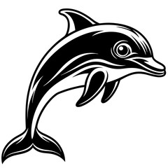 Obraz premium dolphin isolated on white