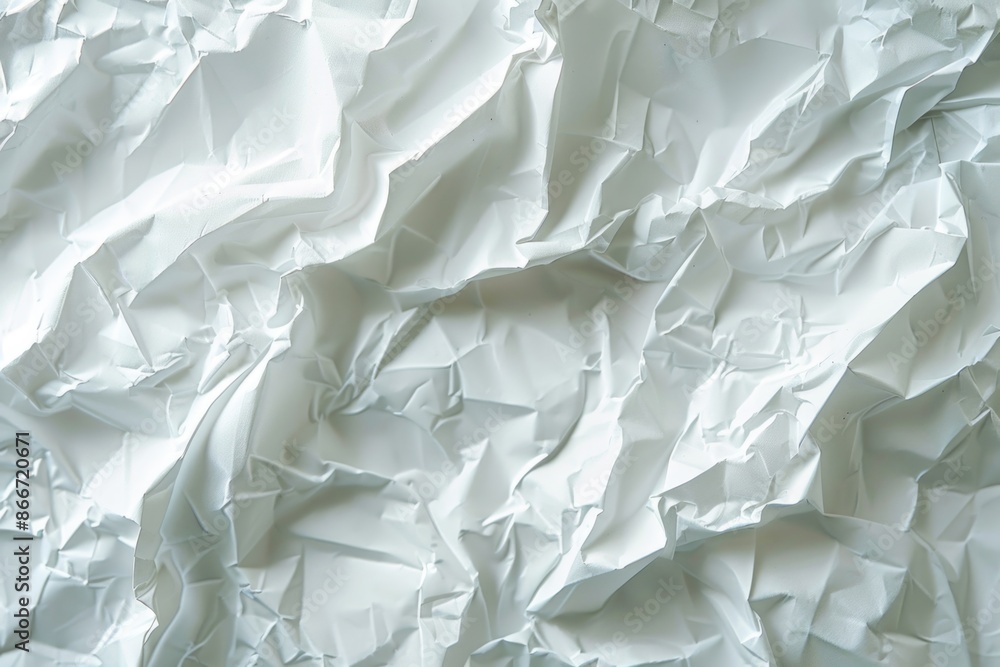 Aufkleber a close-up shot of a blank white sheet of paper, ideal for use in educational or office settings