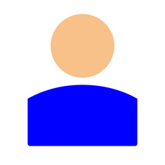 profile Vector Flat Icon Design
