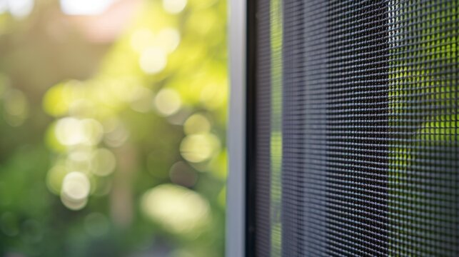 A window screen in a home designed to protect against insects
