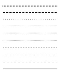 Various dotted lines set dividers borders stripes vector design template