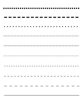 Various dotted lines set dividers borders stripes vector design template