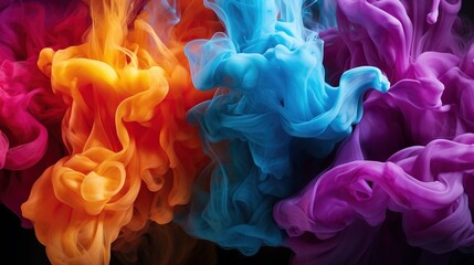 Fototapeta premium abstract colorful background with water