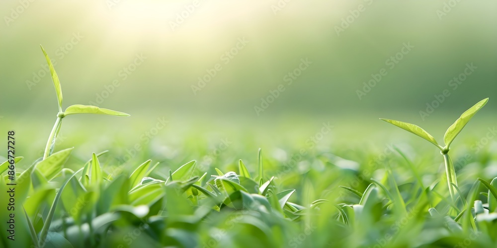 Poster transitioning industries towards eco-friendly practices for a sustainable future post-fossil fuels. 