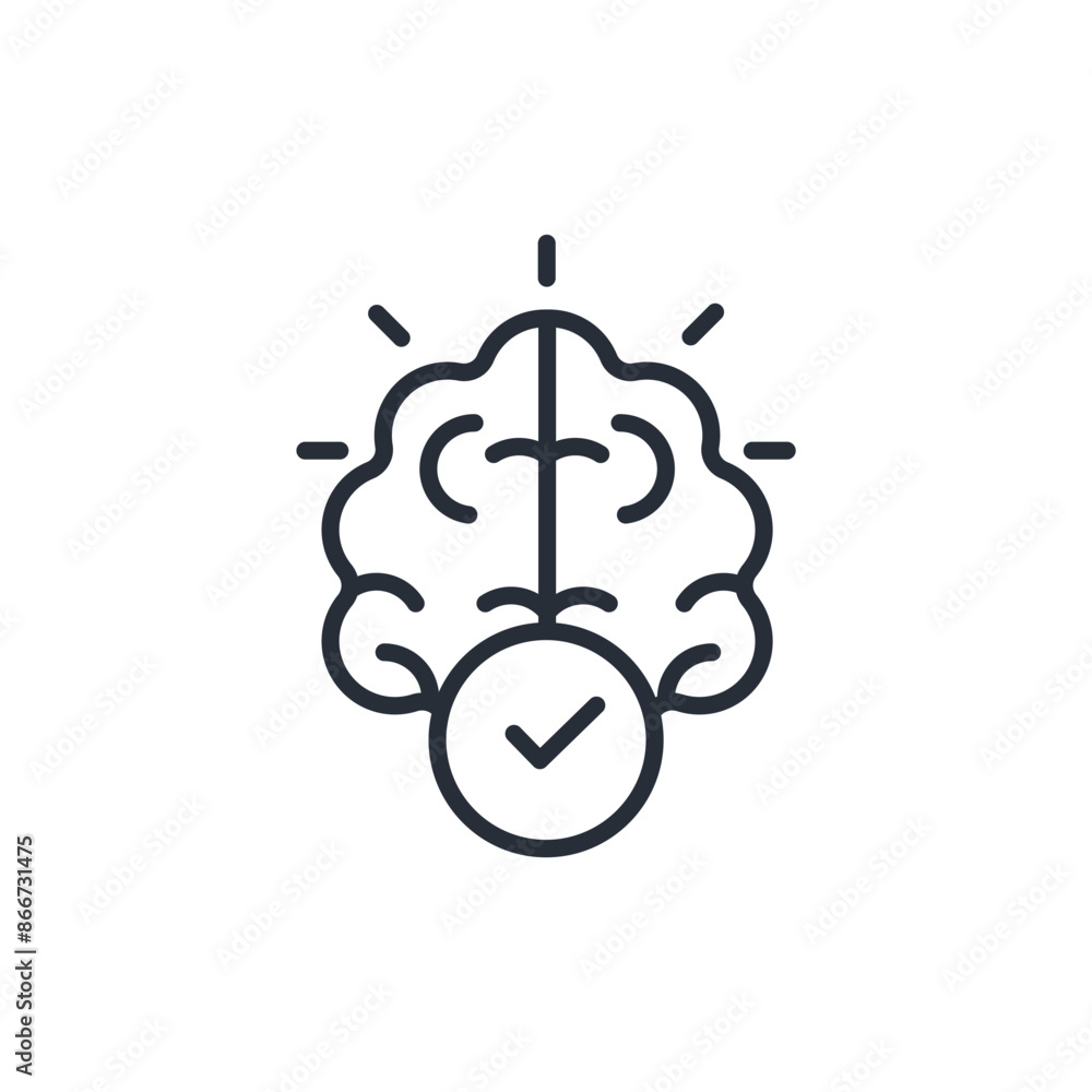 Poster knowledge icon. vector.editable stroke.linear style sign for use web design,logo.symbol illustration