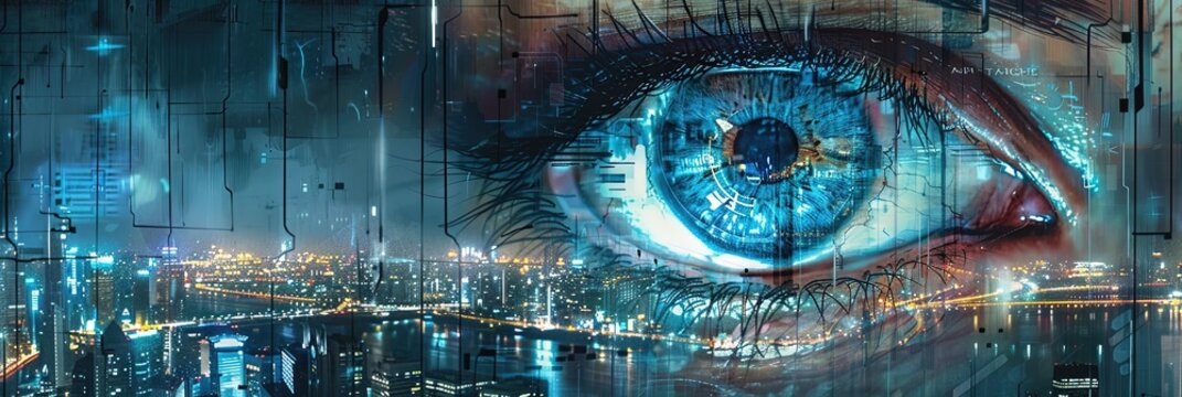 big brother surveillance and government monitoring concept