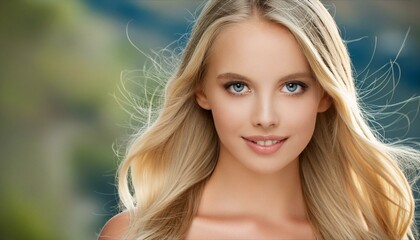Naklejka premium portrait of a woman
