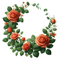 Naklejka premium Bouquet of red roses green leaf png transparent background image photo picture download