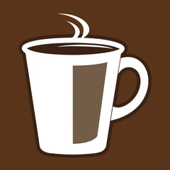       Coffee cup logo icon vector illustration.
