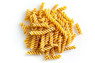 A plate filled with a variety of pasta shapes and colors, placed on a clean white surface