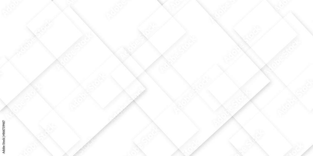 Poster abstract modern white and gray pattern geometric luxury gradient line background random square shape
