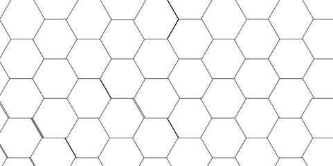 Abstract background with hexagon, modern abstract vector polygonal pattern. Futuristic abstract honeycomb technology white background. Luxury white hexagon pattern.