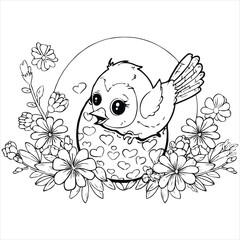 Cute Animal coloring book With kd[