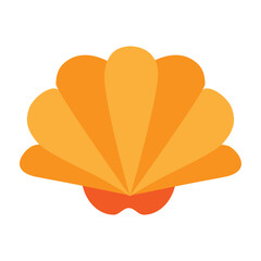 Seashell Vector Flat Icon Design