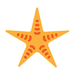 Starfish Vector Flat Icon Design