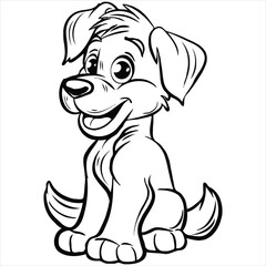 Fototapeta premium Cute Animal coloring book With kd[