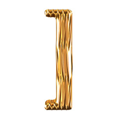 Fluted gold symbol