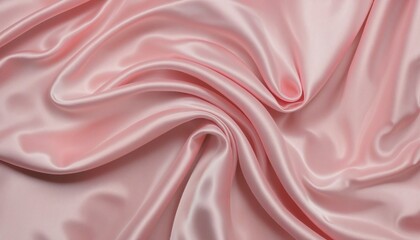 Obraz premium Elegant Rose Satin Drapery: A Sensuous Background Inspired by Silk Cloth