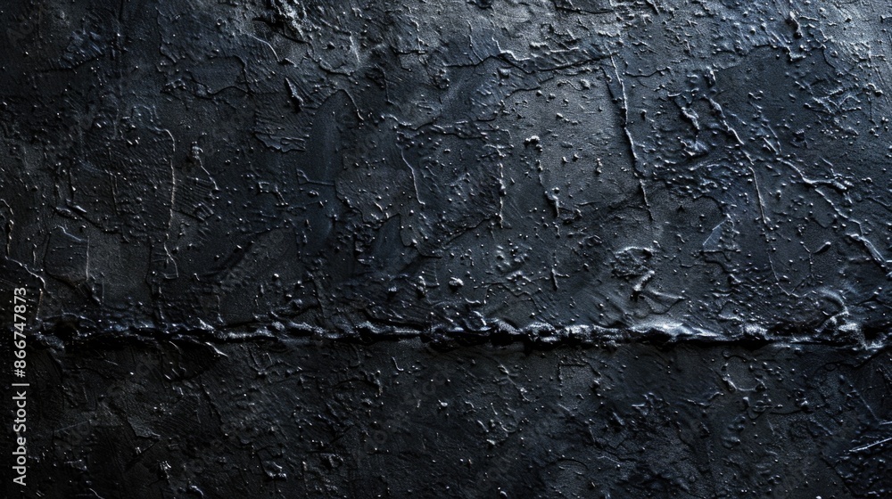 Poster a close-up shot of a metal surface featuring a chain, great for use in industrial or mechanical cont