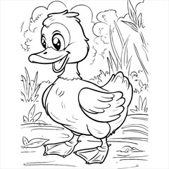 Cute Animal coloring book With kdp