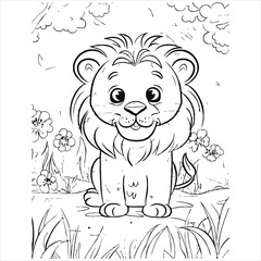 Cute Animal coloring book With kdp