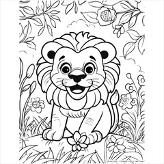Cute Animal coloring book With kdp