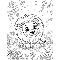 Cute Animal coloring book With kdp