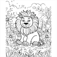 Cute Animal coloring book With kdp