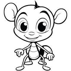 Cute Animal coloring book With kdp