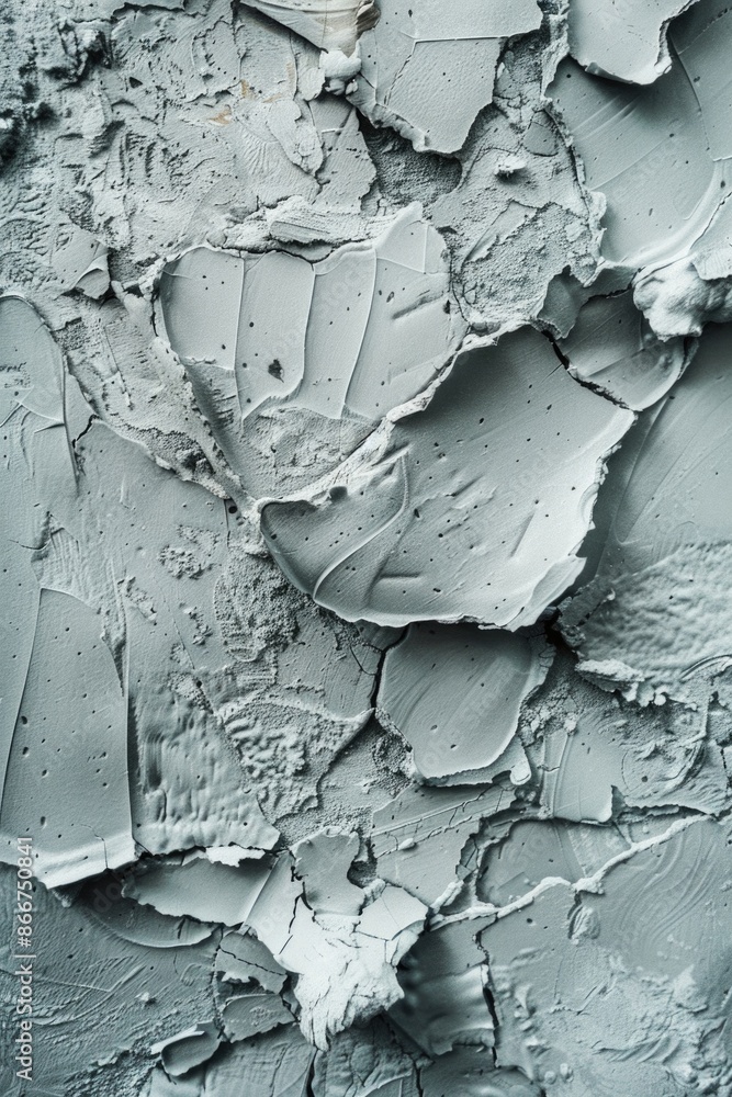 Poster a close-up shot of white paint on a wall, suitable for use in design and decoration projects