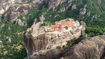 Obraz premium The Meteora - important rocky monasteries complex in Greece.