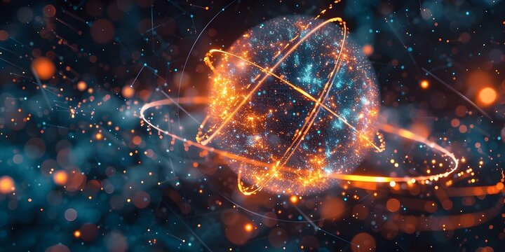 Create a digital brochure cover for a uranium sales company with cybernetic theme. Concept Sure! Here is a suggestion for the digital brochure cover,.Title, "Cyber-Uranium Sales Co,".Background