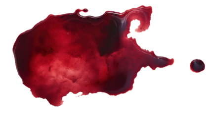 Watercolor Spatter, Bold Red Ink Splotch, Artistic Expression