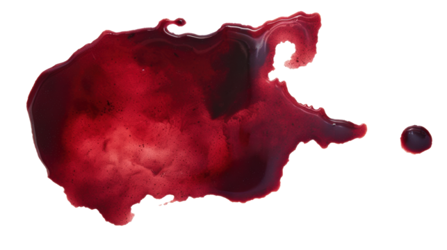 Watercolor Spatter, Bold Red Ink Splotch, Artistic Expression