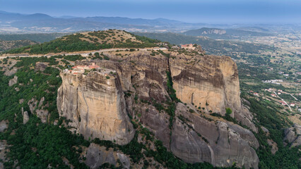 Fototapeta premium The Meteora - important rocky monasteries complex in Greece.