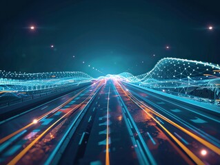 A digital transformation roadmap with key milestones and objectives, highlighting the process of integrating technology into traditional business models, Digital transformation strategy concept