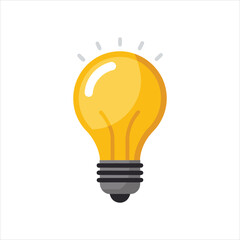 light bulb idea vector set