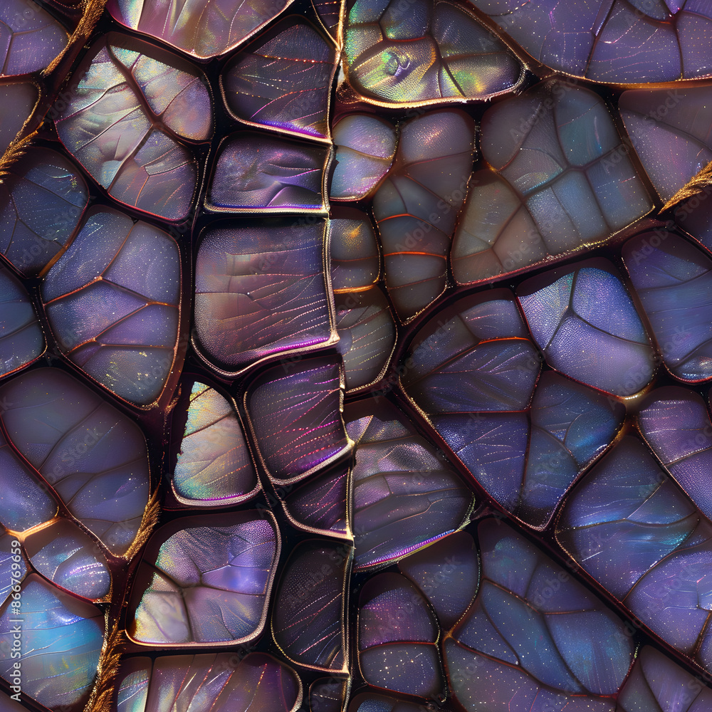 Aufkleber Beautiful texture of abstract purple background with scale-like pattern