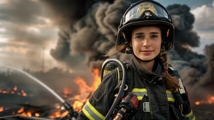 Firefighters Resolve Amidst the Flames