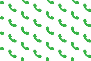 Call pattern . Phone pattern . Call icon background . Vector illustration