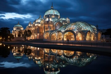 Fototapeta premium Sochi, Russia, the SOCHI Opera and Ballet Theater, with cultural performances., generative IA