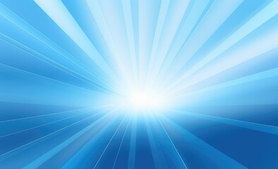 Abstract blue background with rays and beams. Vector illustration for your design