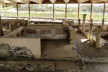 Roman Villa Remains in Merida, Spain