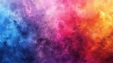  A vibrant wallpaper featuring a variety of colors and numerous bubbles centered on the wall, with twinkling stars overhead