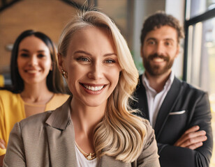 Fototapeta premium Professional Business Portrait in Modern Office
