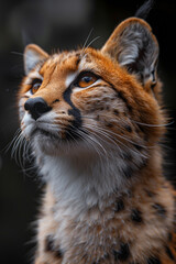 Obraz premium Photo portrait d'un jeune guépard, animal sauvage, fauve, majestueux, carnivore, sauvage