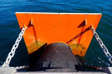 Background view detail of rubber marine fender